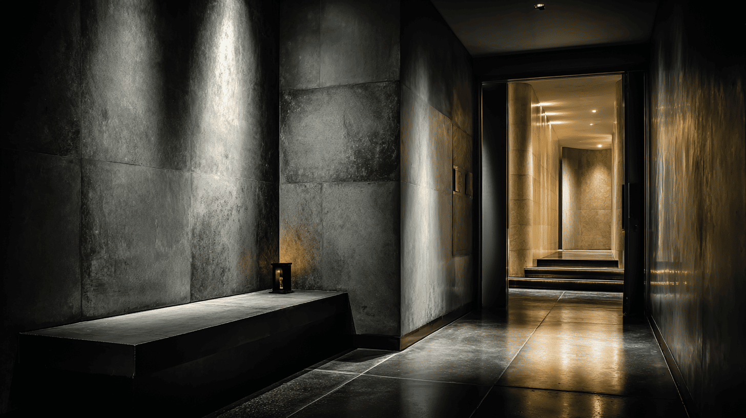 Interior arquitectónico editorial que sugiere transición, claridad y consistencia.